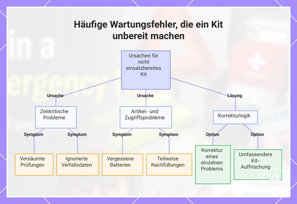 Häufige Wartungsfehler, die ein Kit unbereit machen