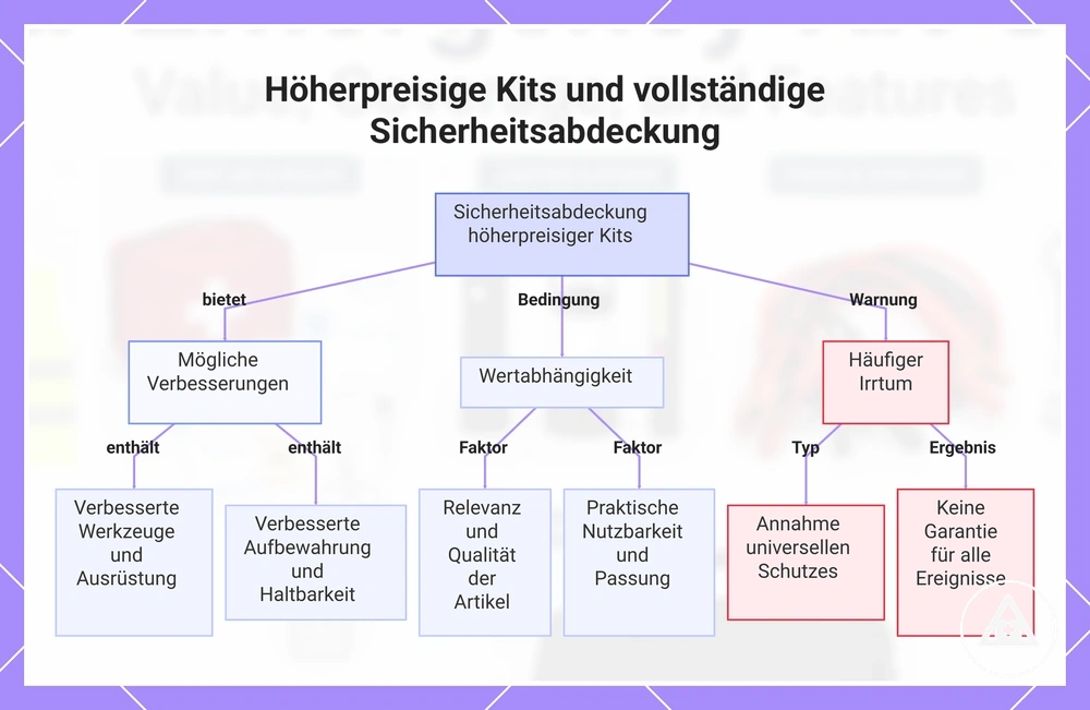 Höherpreisige Kits und vollständige Sicherheitsabdeckung