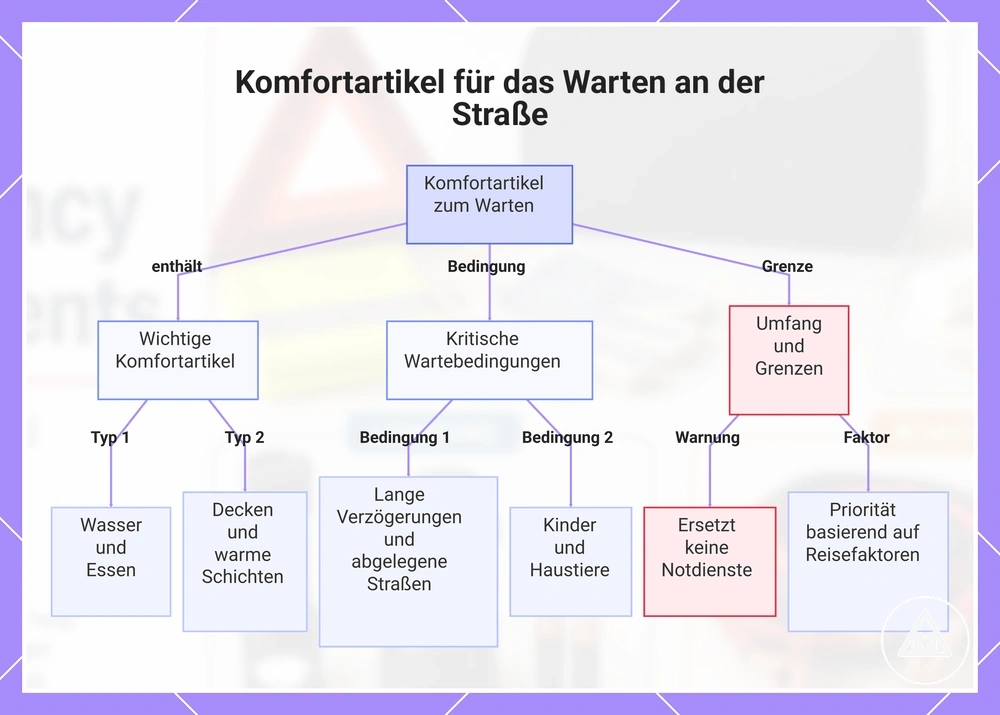 Komfortartikel für das Warten an der Straße