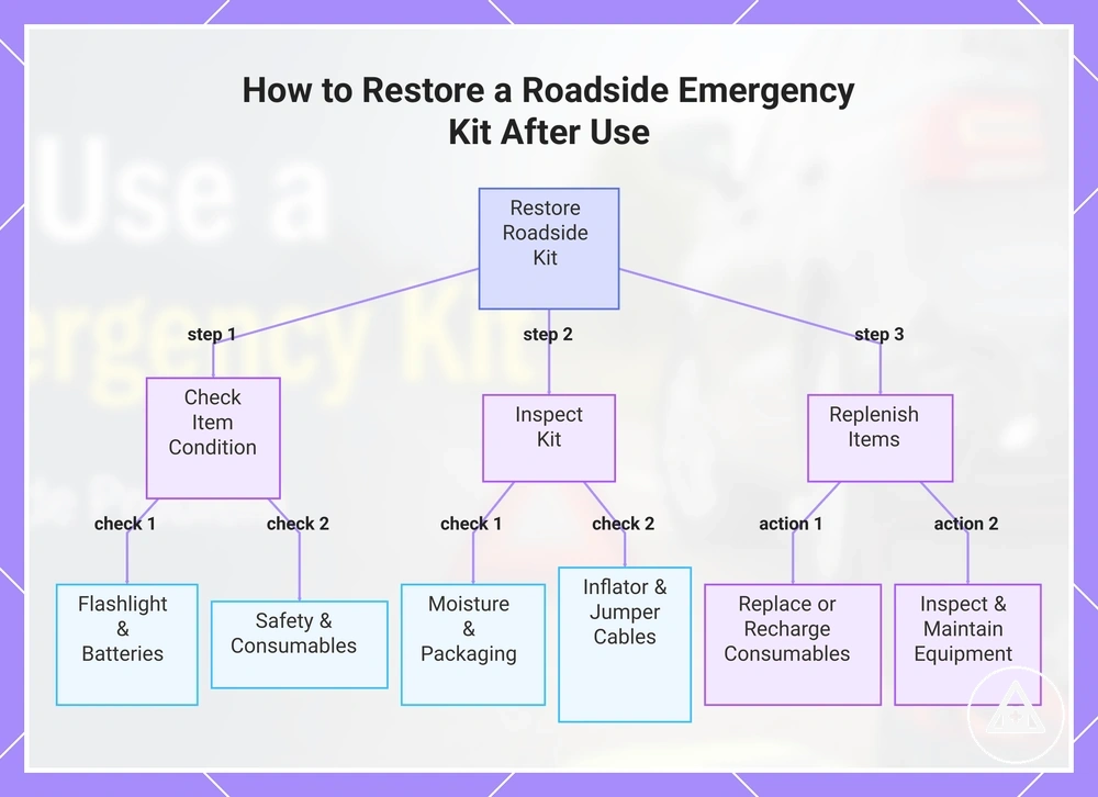How to Restore a Roadside Emergency Kit After Use