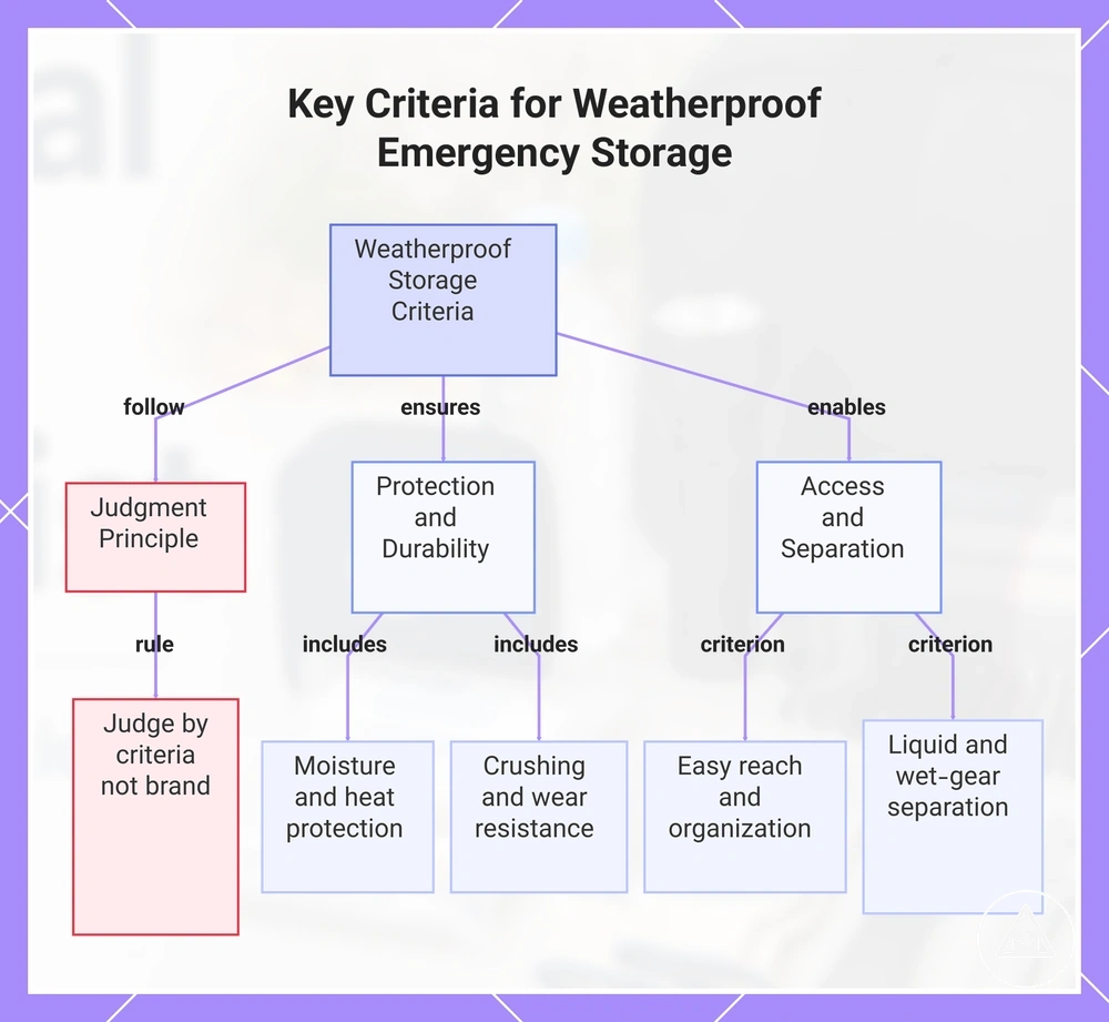 Key Criteria for Weatherproof Emergency Storage