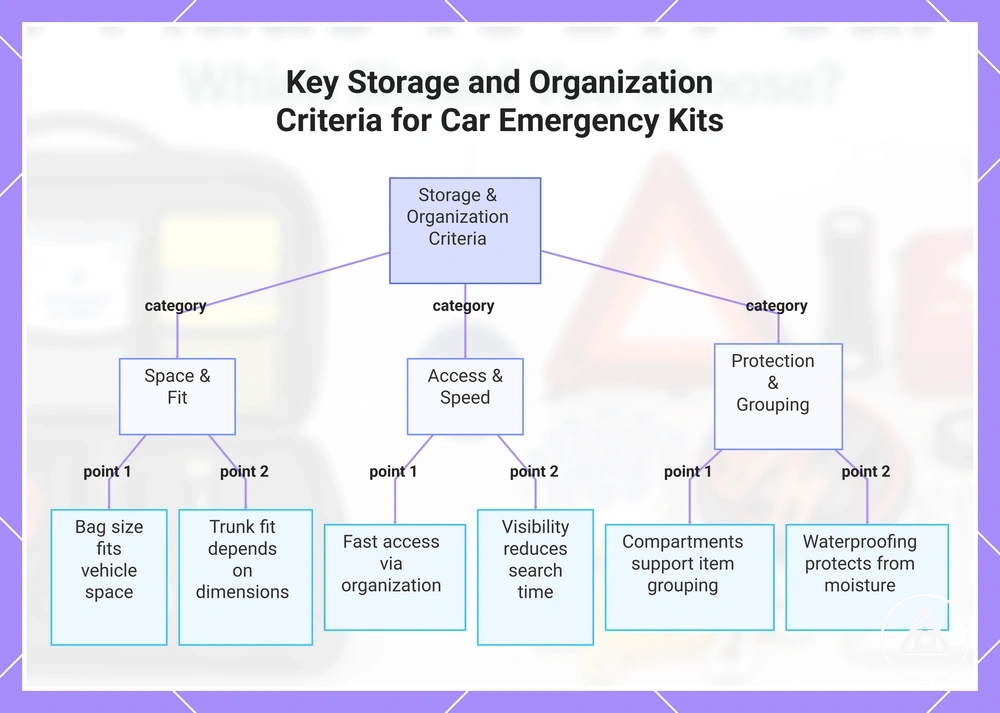 Key Storage and Organization Criteria for Car Emergency Kits
