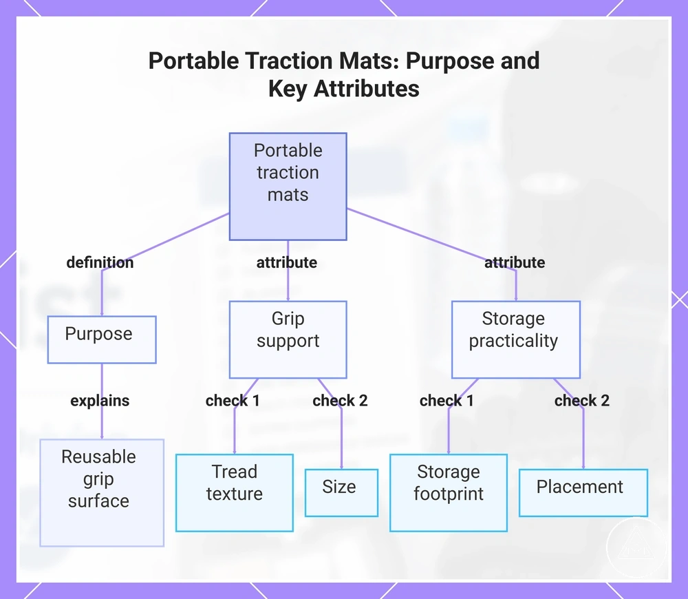 Portable Traction Mats: Purpose and Key Attributes