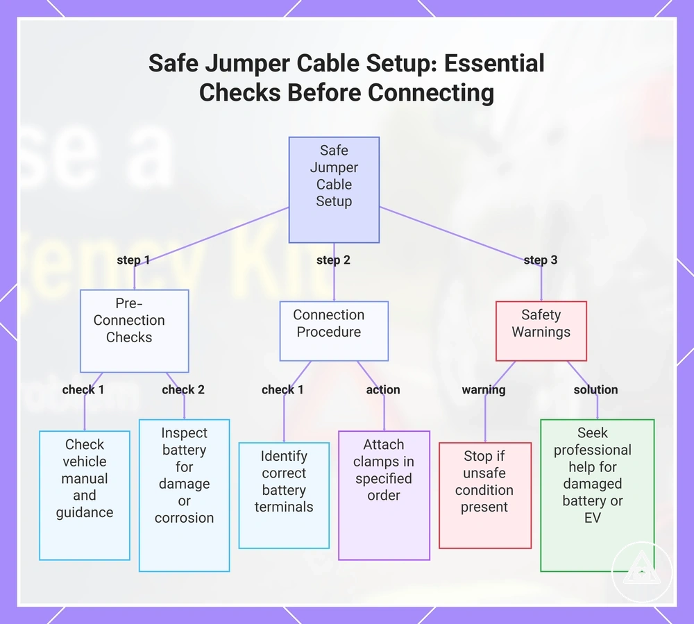 Safe Jumper Cable Setup: Essential Checks Before Connecting