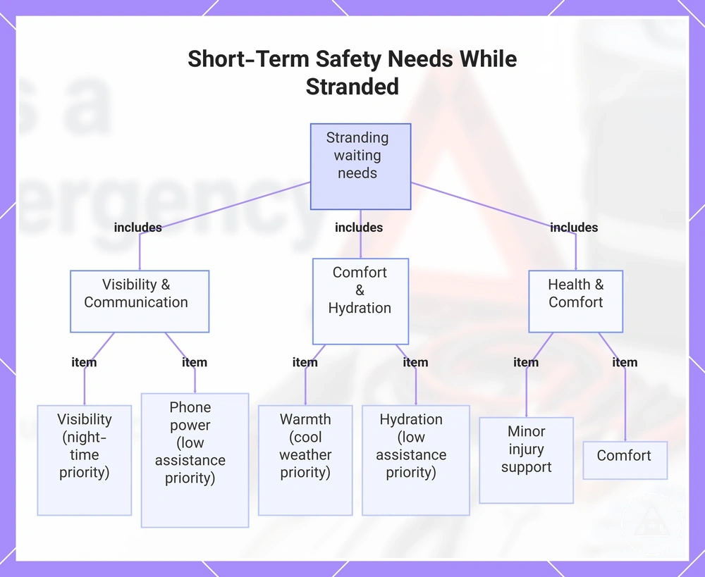 Short-Term Safety Needs While Stranded