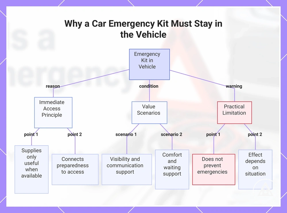 Why a Car Emergency Kit Must Stay in the Vehicle