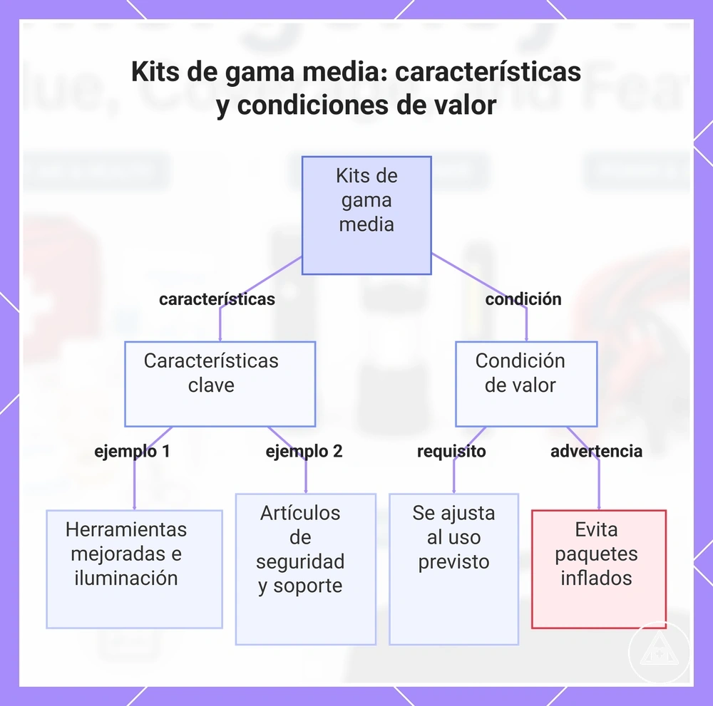 Kits de gama media: características y condiciones de valor