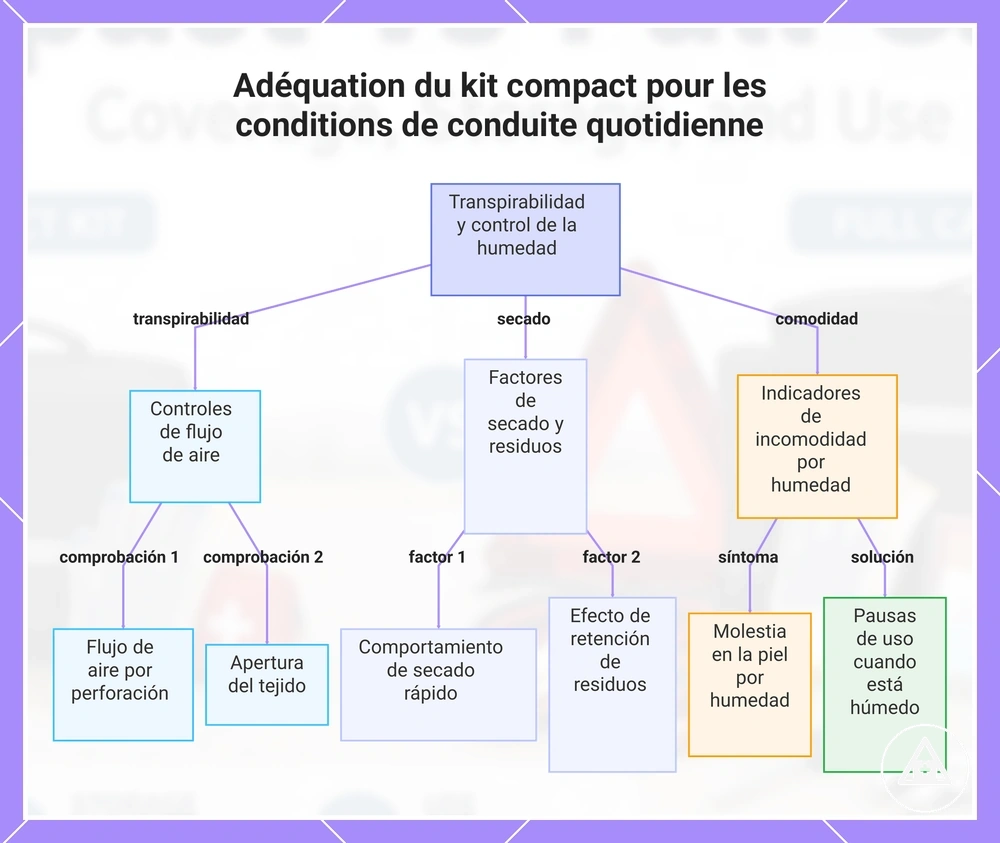 Adéquation du kit compact pour les conditions de conduite quotidienne