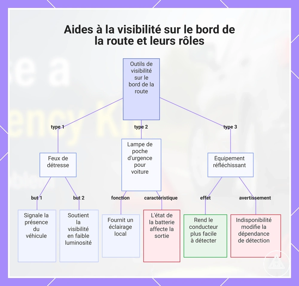 Aides à la visibilité sur le bord de la route et leurs rôles