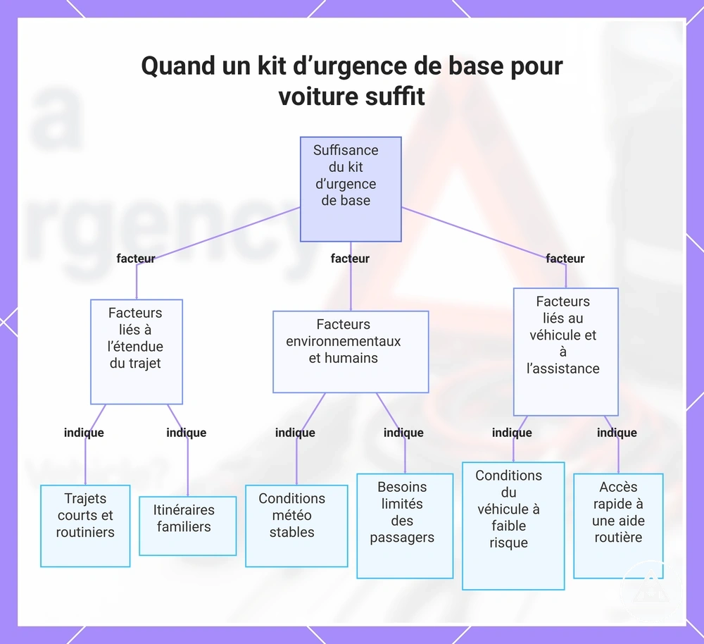 Quand un kit d’urgence de base pour voiture suffit