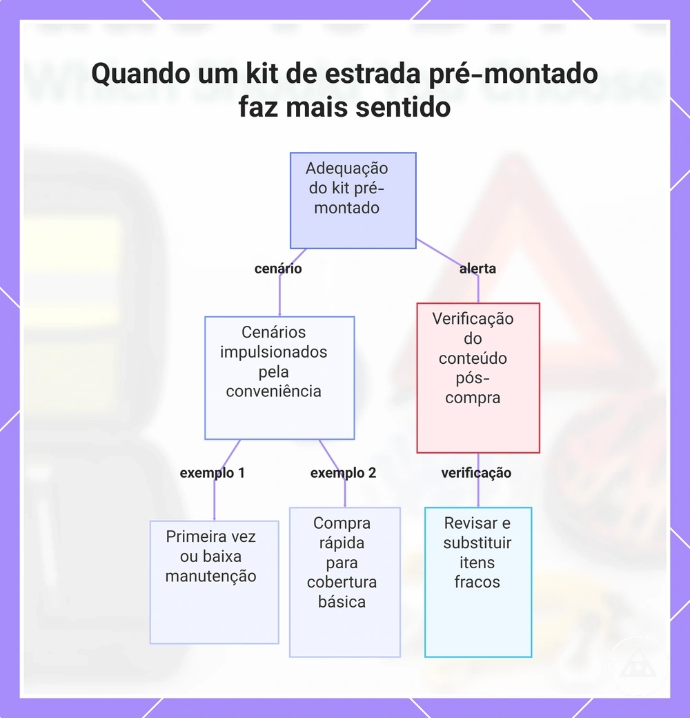 Quando um kit de estrada pré-montado faz mais sentido