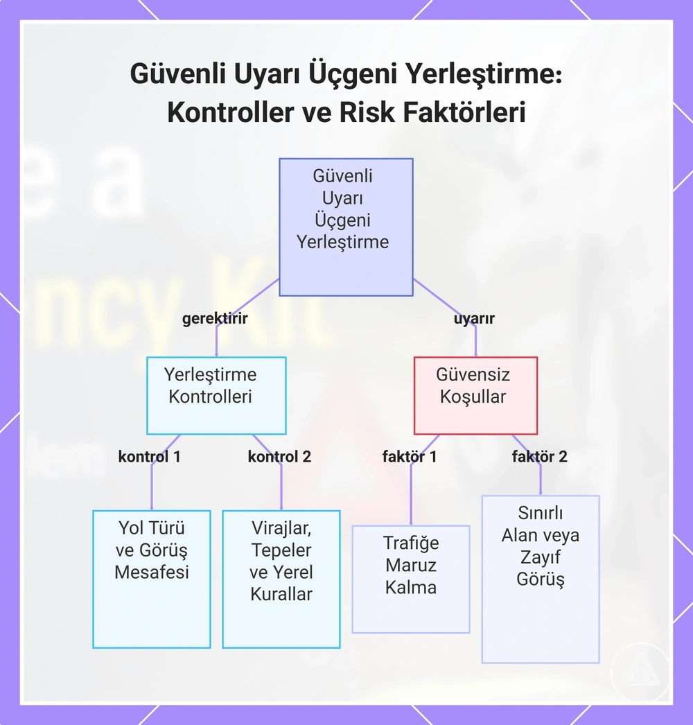 Güvenli Uyarı Üçgeni Yerleştirme: Kontroller ve Risk Faktörleri