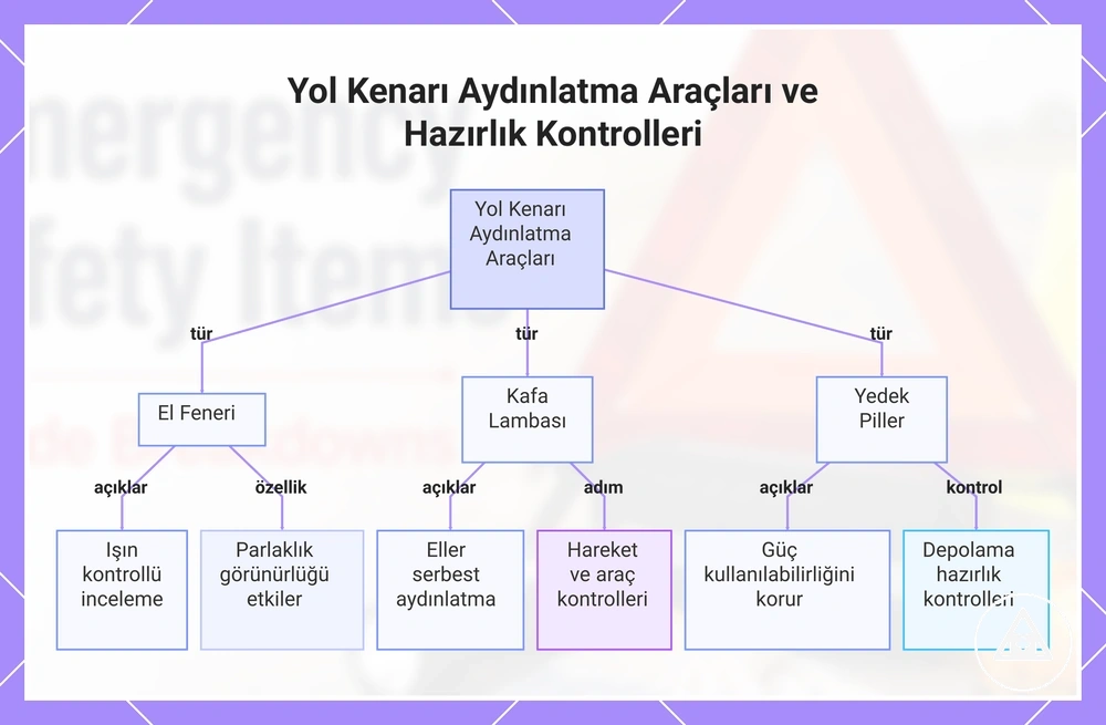 Yol Kenarı Aydınlatma Araçları ve Hazırlık Kontrolleri