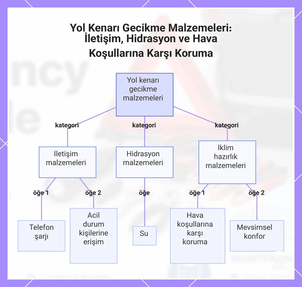 Yol Kenarı Gecikme Malzemeleri: İletişim, Hidrasyon ve Hava Koşullarına Karşı Koruma